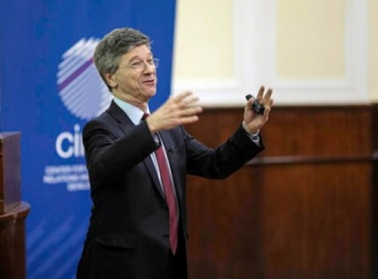 Jeffrey Sachs delivers lecture at the Faculty of Law in Belgrade