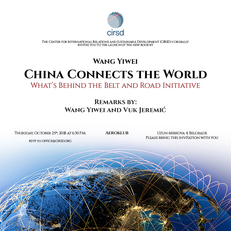 China Connects The World Wang Yiwei Cirsd