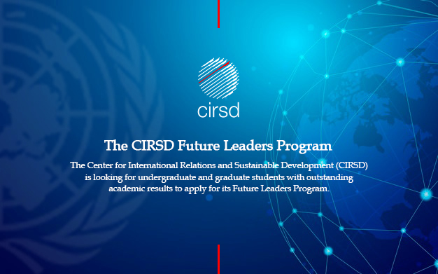 Applications for the CIRSD FUTURE LEADERS PROGRAM are finally open!